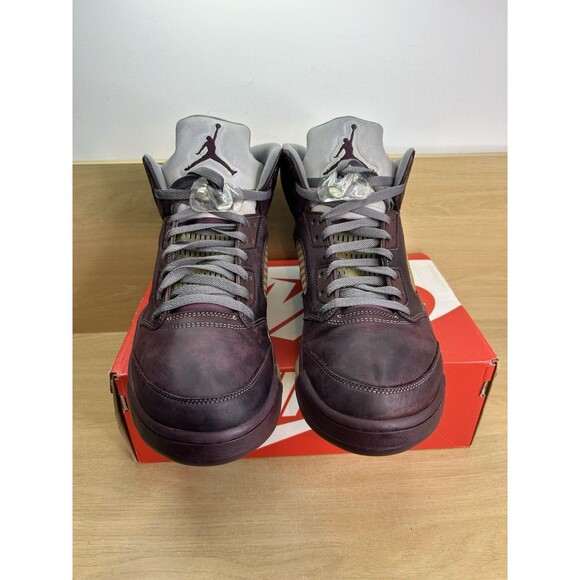 Air Jordan 5 Burgundy 2023 Pre Owned Size 13 - Picture 5 of 14